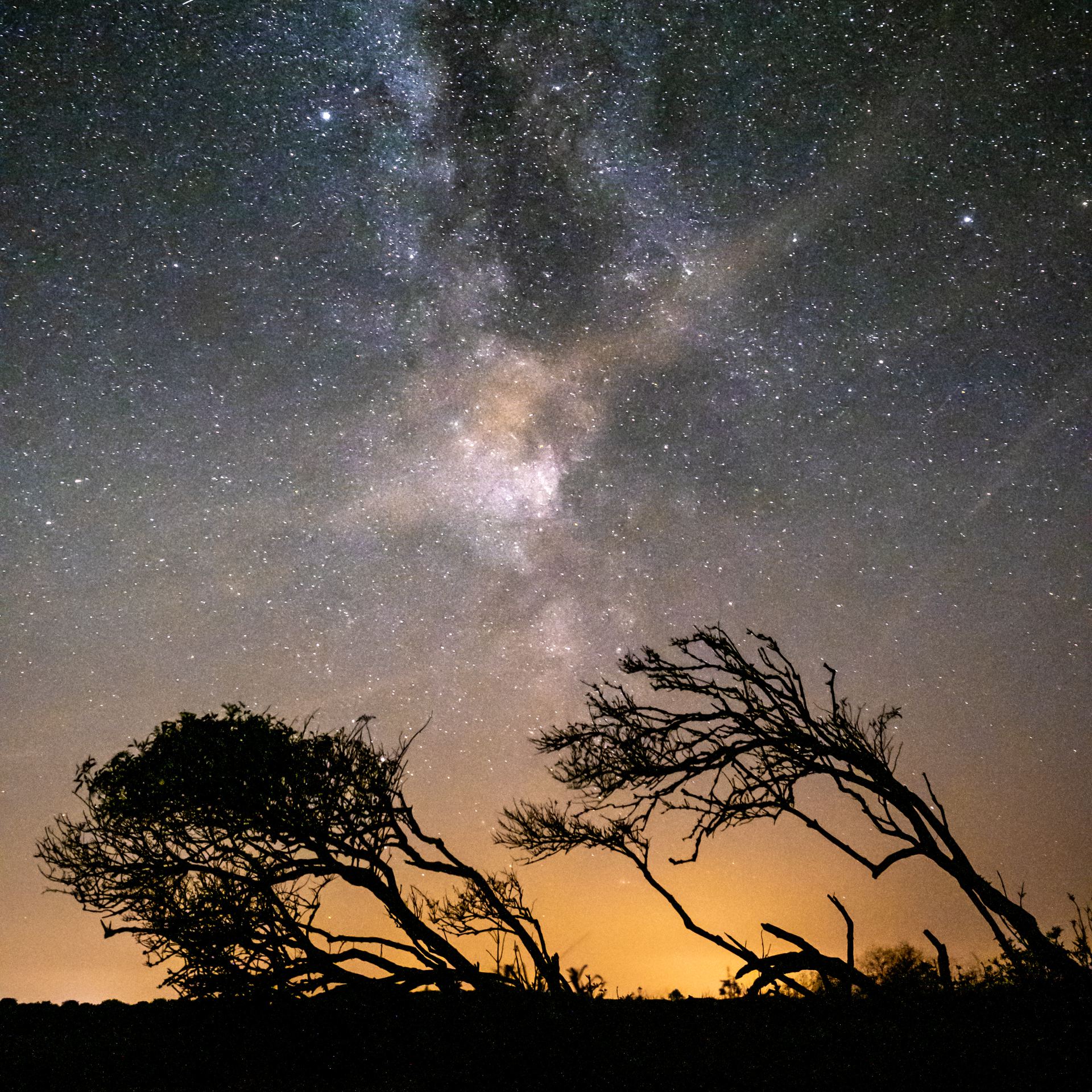 Melkweg boven Schiermonnikoog