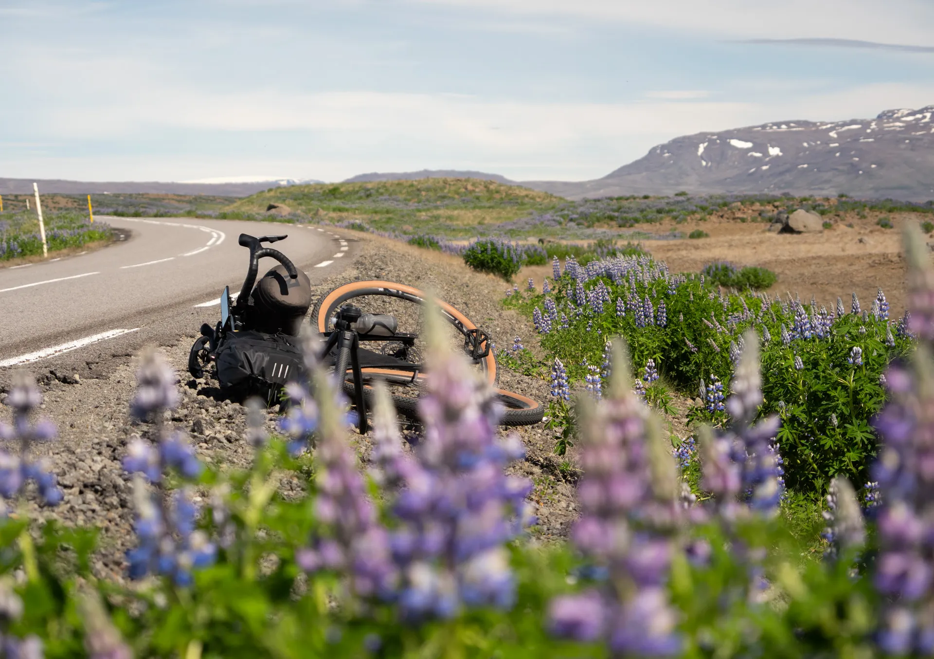 Bikepacking in IJsland.